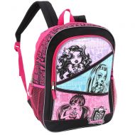 Monster High 16 Inch Backpack - Black and Pink