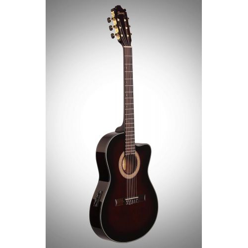  Ibanez GA35TCEDVS AcousticElectric Guitar - Dark Violin Burst