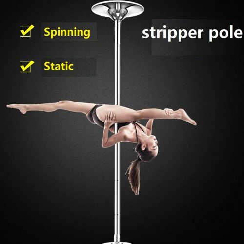  Yaheetech Professional Spinning Dancing Pole Portable Removable 45mm Pole Kit for Exercise Club Party Pub Home