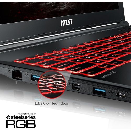  MSI GL62M 15.6 Full HD Gaming Laptop - 7th Gen. Intel Core i7-7700HQ Processor up to 3.80 GHz, 32GB Memory, 2TB SSD, 2GB NVIDIA GeForce GTX 1050 Graphics, Windows 10 Pro