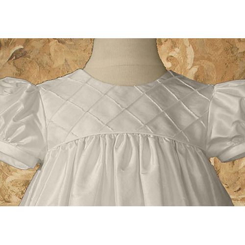  Little Things Mean A Lot Girls 26 Silk Dupioni Christening Baptism Special Occasion Gown with Lattice Bodice