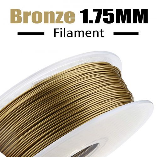  AMOLENPLA Filament 1.75mm, Wood Color, 3DPrinterFilament 1KG(2.2LB) +-0.03mm, Includes Sample Glow in The Dark GreenFilament.