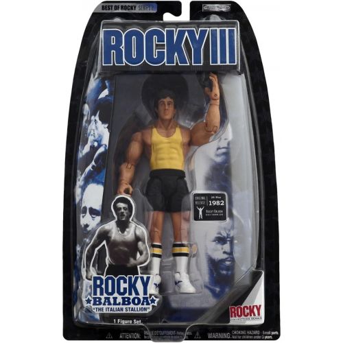 잭스퍼시픽 Jakks Pacific Best of Rocky Series 2 Action Figure Rocky Balboa (Beach Training Gear from Rocky III)