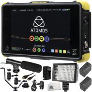 SSE Atomos Shogun Flame 7 4K HDMI Recording Monitor 12 PC Accessory Kit. Includes 2 Replacement F970 Batteries + ACDC Rapid Home & Travel Charger + Mini HDMI Cable + More