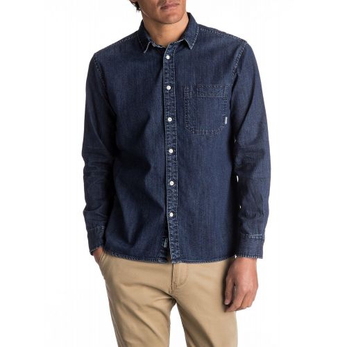 퀵실버 Quiksilver Mens Denim Jean Sula Shirt