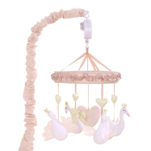  Grace 5 Piece Baby Girl Dusty Pink Crib Bedding Set by The Peanut Shell