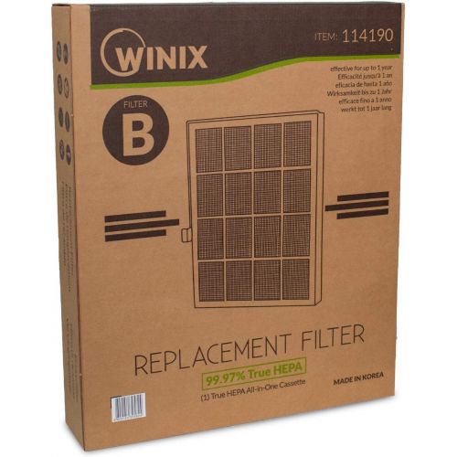  [아마존베스트]Genuine Winix 114190 Replacement Filter B for 9500, U300 Air Purifiers