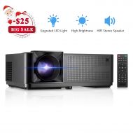 /Projector (Newly Designed), GBTIGER 4000 Lux LED Video Projector Full HD 1080P Supported Home Projector Compatiable with Fire TV Stick, PS4, HDMI, USB, VGA, AV for Movie Party and