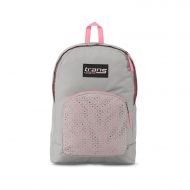 Trans by JanSport Overt 17.5 Laser Lace Backpack - Gray/Pink