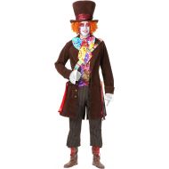 Charades Mens Electric Mad Hatter Mens Costume (HatGlovesWigMake-Up not included)