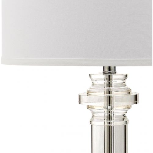  Safavieh Lighting Collection Nina Crystal Column 30-inch Table Lamp