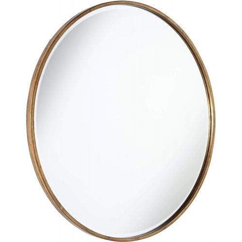  Uttermost Mayfair Antique Gold 34 Round Wall Mirror