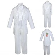 Unotux Baby Shower Boy Christening Baptism Suits Tuxedo White Tail Guadalupe S-7 (6)