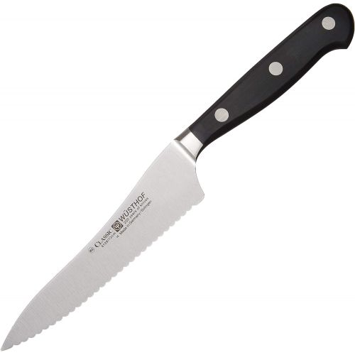  Bread box Wusthof 4128-7/12 CLASSIC Utility Knife, One Size, Black, Stainless Steel