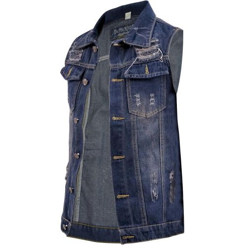  Very Last Shop Hot Movie Player 1 Z Denim Vest Costume with Golden Sword at The Back