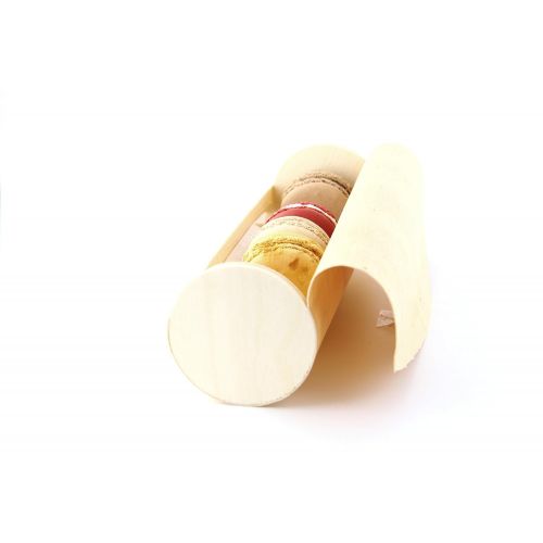  PacknWood PackNWood 210MAC7CYB Cylindrical Wooden Box with Latch - : 2.5 L: 8.9 - 50 per case