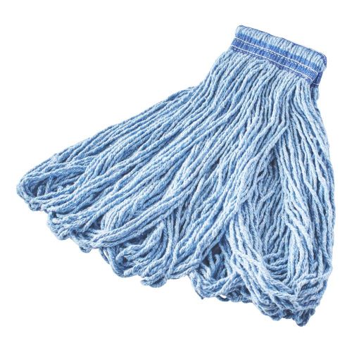  Rubbermaid Commercial Products FGE23800BL00 Universal Headband Blue Blend Mop, 24 oz (Pack of 12)
