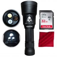 /Innovative Scuba Concepts Tovatec Mera Dive Light with Camera - Basic Accessory Bundle with 32GB Memory Card & More