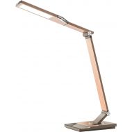 TaoTronics TT-DL16 Stylish Metal LED Desk Lamp, Office Light with 5V/2A USB Port, 5 Color Modes, 6 Brightness Levels, Touch Control, Timer, Night Light, Philips EnabLED Licensing P