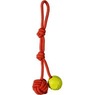 Brand: Chase n Chomp Chase n Chomp Oscar Fetch-Tug Rope Dog Toy with Rope & TPR Ball, Small