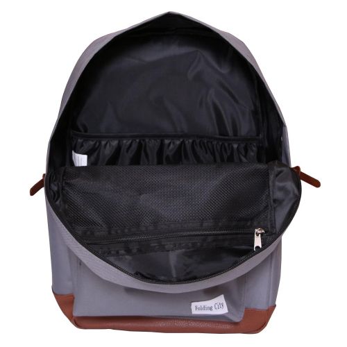  Folding City Backpack For Teenagers Pig Nose Designs Fashion Casual Travel Black School Bag