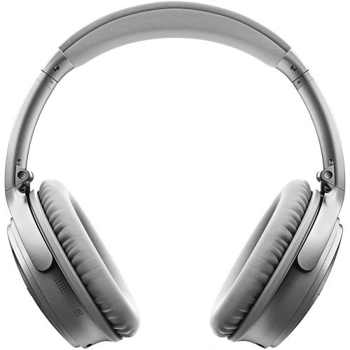 보스 Bose QuietComfort 35 II Wireless Bluetooth Headphones, Noise-Cancelling, with Alexa Voice Control -Silver