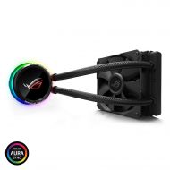 Asus ASUS ROG RYUO 240 RGB AIO Liquid CPU Cooler 240mm Radiator Dual 120mm 4-Pin PWM Fan with OLED Panel & Fan Control 1.77