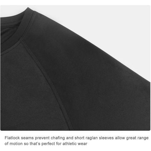  BALEAF Mens Short Sleeve Solid Sun Protection Quick-Dry Rashguard Swim Shirt UPF 50+