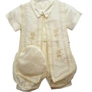 New Deve Newdeve Baby Boys Christening Baptism Set Ivory Outfit with Hat