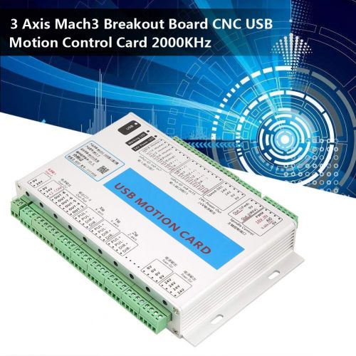  Wal front Mach3 Motion Card 3 Axis USB CNC Breakout Board Motion Control Card 2000KHz