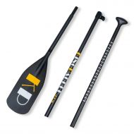 FCHO Adjustable Stand Up Boarding Paddle - 3 Piece SUP Paddle Full 3K Carbon Fiber Paddle