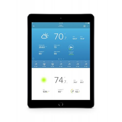  Netatmo Weather Station Indoor Outdoor with Wireless Outdoor Sensor, Compatible with Amazon Alexa
