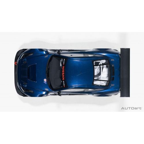  Nissan GT-R Nismo GT3 Aurora Flare Blue Pearl 118 by Autoart 81584