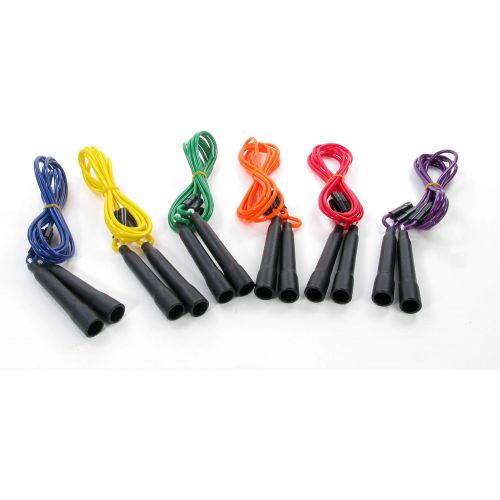  [아마존베스트]American Educational Products Adjustable Length Jump Ropes, Assorted Colors, Set of 6