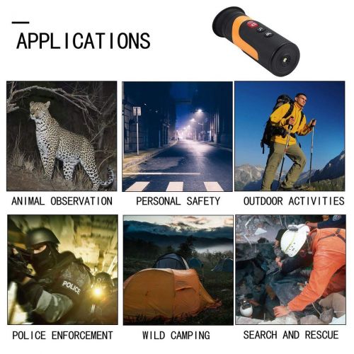  Monllack HT-320D Portable Infrared Thermal Image Device Handheld Night Vision IR Imaging Camera with Non-Cooled Focal Plane