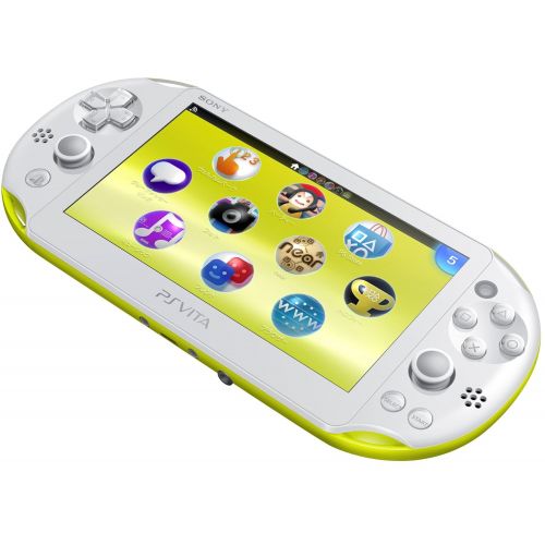 소니 Sony PS Vita Slim - Lime Green  White - Wi-fi (PCH-2000ZA13)