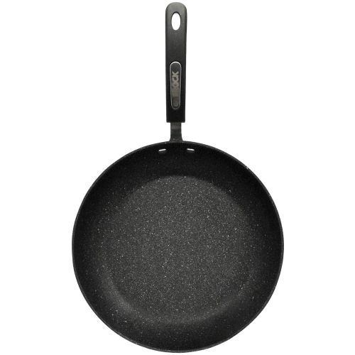 Starfrit The Rock Fry Pan with Bakelite Handle, 9.5, Dark Gray