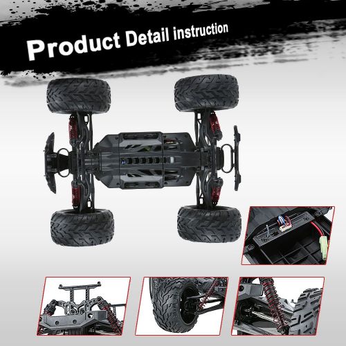  GPTOYS Foxx S911 Monster Truck 1/12 RWD High Speed Off-Road RC Car