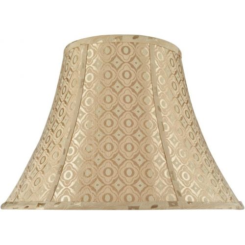  Aspen Creative 30027 Transitional Bell Shape Spider Construction Lamp Shade in Off White, 18 wide (9 x 18 x 13)