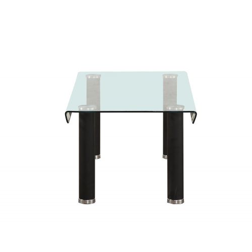  Acme Furniture 83680 Gordias White Coffee Table with Glass Top