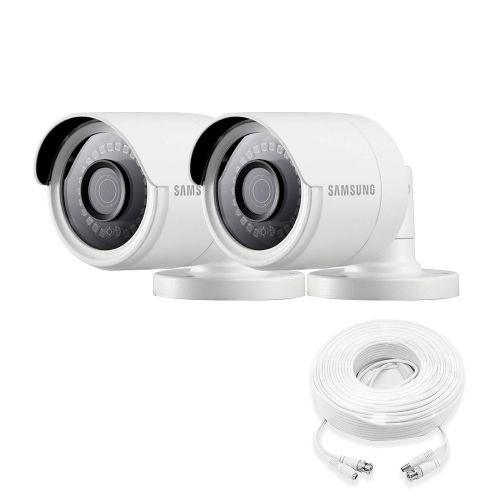 삼성 Samsung Wisenet SDC-89440BB-2PK - 4MP Weatherproof Bullet Camera (2-Pack) Compatible with SDH-C85100BF