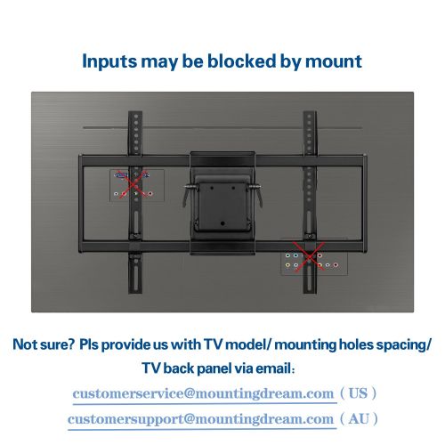 Mounting Dream Full Motion TV Mount UL Listed TV Wall Mount Bracket for 42-75 Inch TVs, Premium Wall Mount TV Bracket, Fits 16, 18, 24 inch Studs with Articulating Arm, VESA 600x40