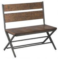 Signature Design by Ashley Ashley Furniture Signature Design - Kavara Double Dining Room Chair - Medium Brown