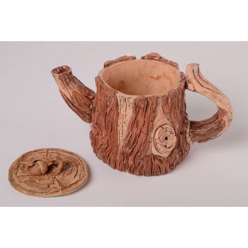  MadeHeart | Buy handmade goods Unusual Handmade Ceramic Teapot Beautiful Teapot Kitchen Supplies Gift Ideas