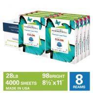 Hammermill Premium Laser Print 32lb Copy Paper, 8.5 x 11, 1 Ream, 500 Sheets, Made in USA, Sustainably Sourced From American Family Tree Farms, 98 Bright, Acid Free, Laser Printer