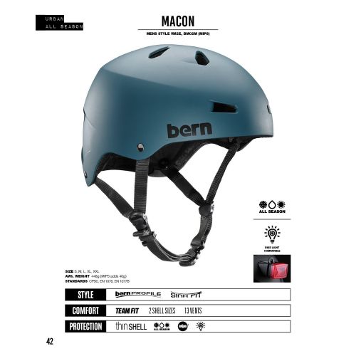 번 BERN Bern Macon EPS Helmet