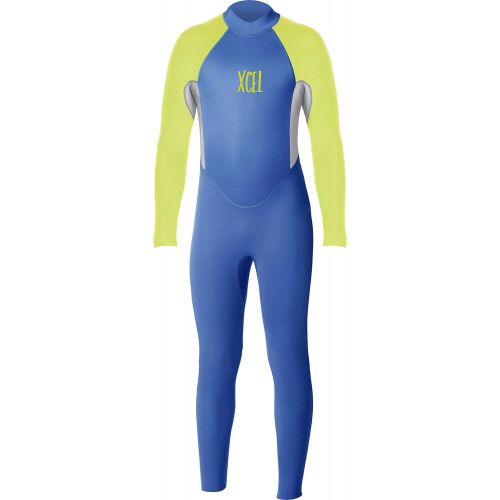  XCEL Toddler Axis 3mm Full Suit, Faience Blue/Ice Grey/Lemon Ale, 5
