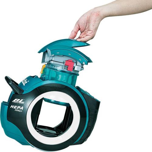  Makita DCL501Z 18V LXT Lithium-Ion Brushless Cordless Cyclonic Canister HEPA Filter Vacuum, Tool Only