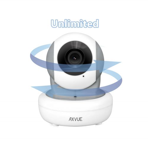  Axvue AXVUE E651 Extra Camera, for E650, White, PanTilt, Night Vision, Temperature Sensor