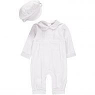 Carriage Boutique Baby Boy Elegant Christening Outfit With Hat